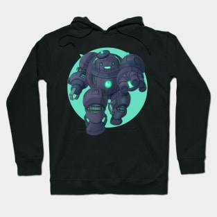 Cyberpunk Marshmallow Mech Man Hoodie